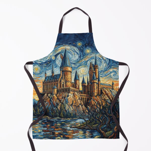 Item preview, Van Gogh Magic castle - Starry Night Wizard School designed and sold by MrHide.