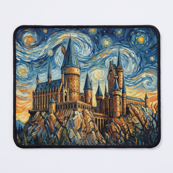 Item preview, Van Gogh Magic castle - Starry Night Wizard School designed and sold by MrHide.