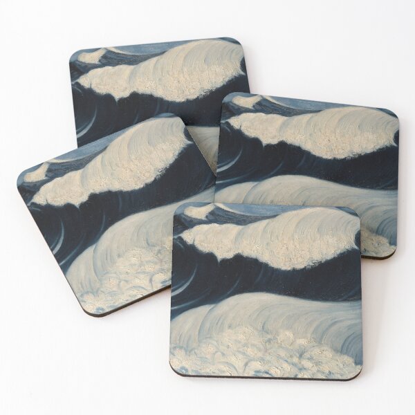 Item preview, Christopher R W Nevinson Ocean Waves Painting Vintage Coastal Expressionist Sea Artwork designed and sold by OpenFrameStudio.