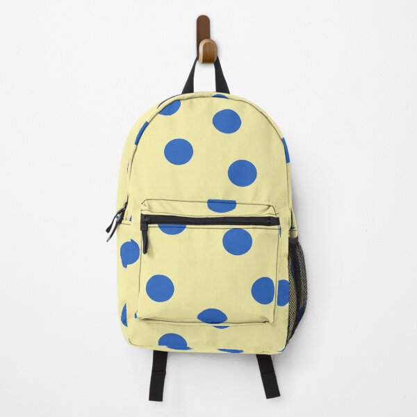 Item preview, Vintage Polka Dots Blue on Soft Yellow designed and sold by Designs by Sara Felton.