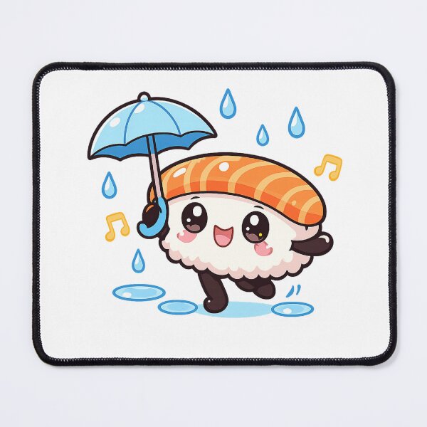 Item preview, Kawaii Sushi Rain designed and sold by rolfzogg.