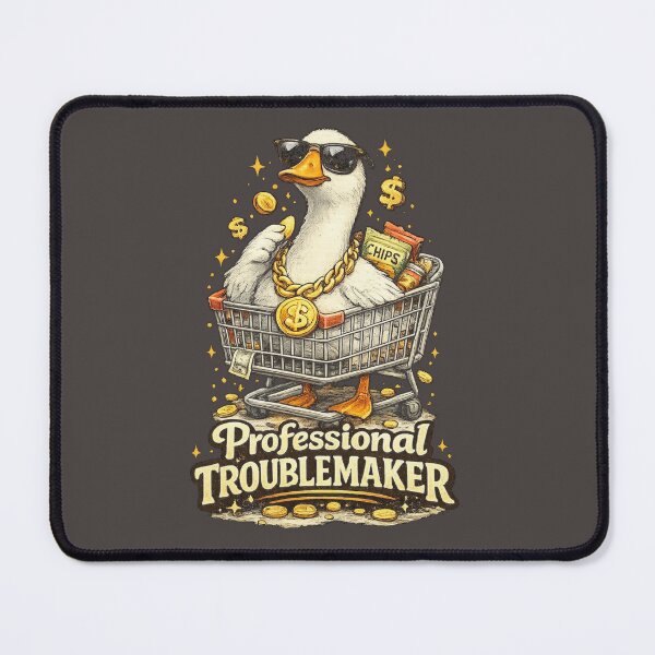 Item preview, Professional Troublemaker Goose – Funny Chaos Bird Meme designed and sold by NarpLTD.