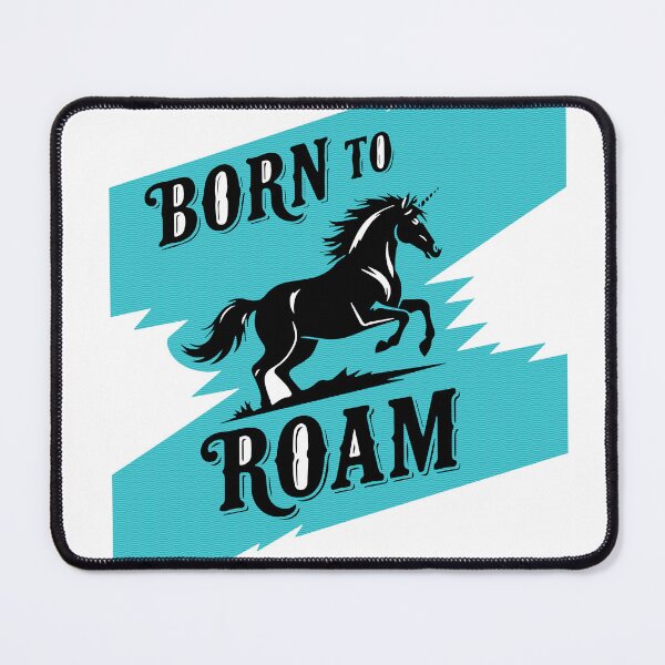 Item preview, Born To Roam - Black on Blue designed and sold by LisaMise.