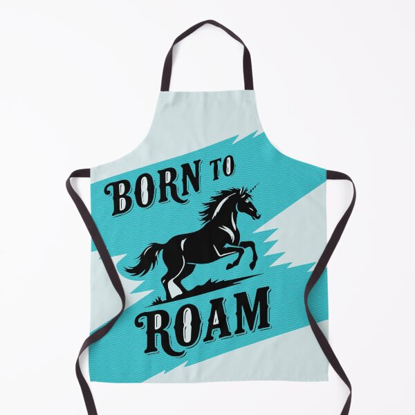 Item preview, Born To Roam - Black on Blue designed and sold by LisaMise.