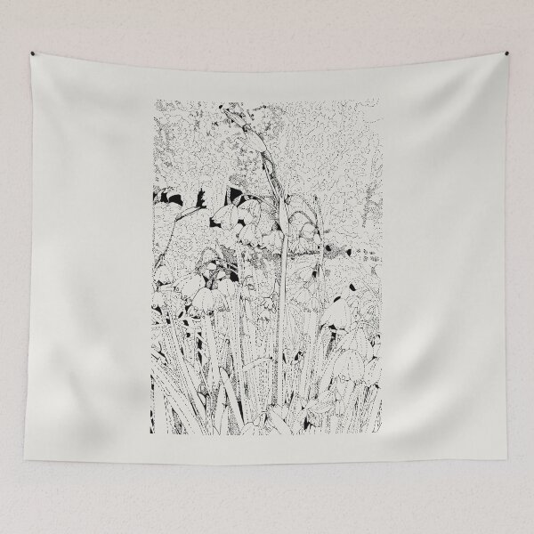 Item preview, Norfolk Snow Drops - (#F0EEE9) designed and sold by The Stippler Process.