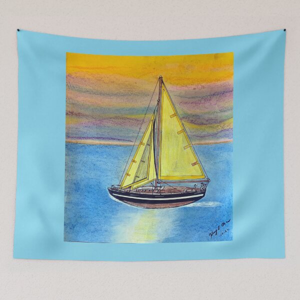 Item preview, Sail boat designed and sold by Haxson37art.