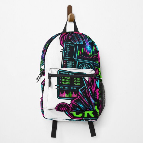 Item preview, Crypto Day Trader Caffeine Fueled Cyberpunk designed and sold by VisualArtsOasis.