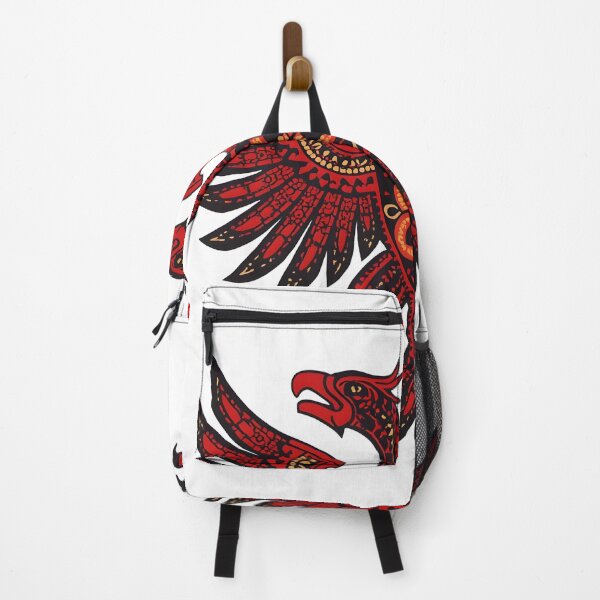 Item preview, Aztec Eagle Tribal Art — Red and Black Mandala Bird Design designed and sold by Luna-Flow.