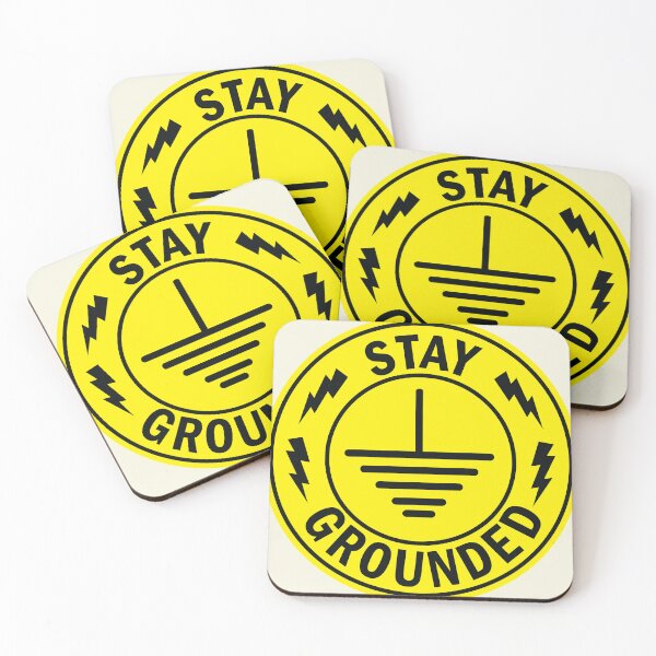 Item preview, Stay Grounded Funny Electrician Sticker | Electrician Humor Decal | Electrical Engineer Gift | Laptop Car Water Bottle Sticker designed and sold by Science Engineering Gifts.