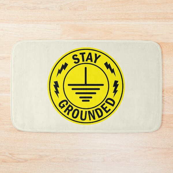 Item preview, Stay Grounded Funny Electrician Sticker | Electrician Humor Decal | Electrical Engineer Gift | Laptop Car Water Bottle Sticker designed and sold by Science Engineering Gifts.