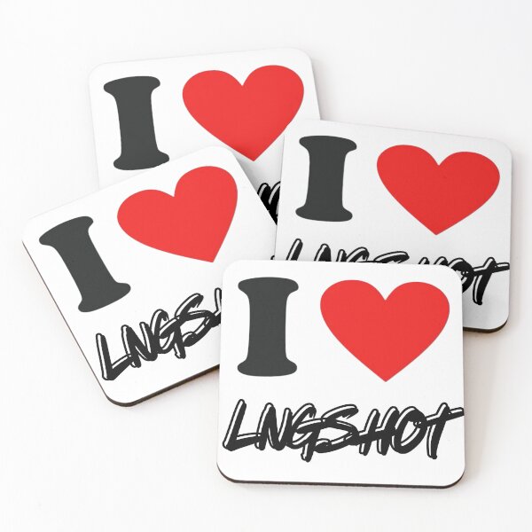 Item preview, I Love LNGSHOT Text K-pop designed and sold by lydiamoon1.