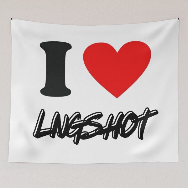 Item preview, I Love LNGSHOT Text K-pop designed and sold by lydiamoon1.