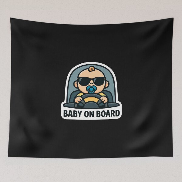 Item preview,  baby on board designed and sold by ELdante.