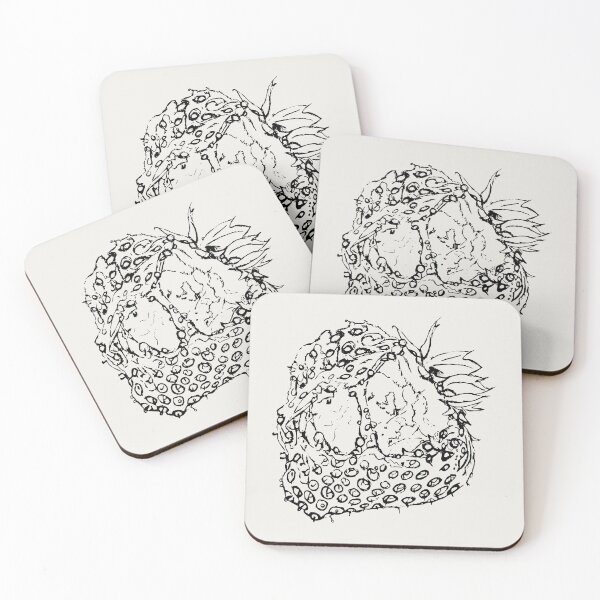 Item preview, Strawberry Snail Snack - (#F0EEE9) designed and sold by The Stippler Process.