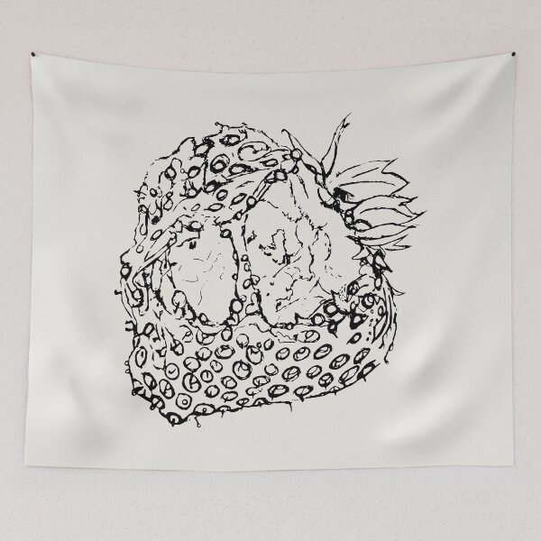 Item preview, Strawberry Snail Snack - (#F0EEE9) designed and sold by The Stippler Process.
