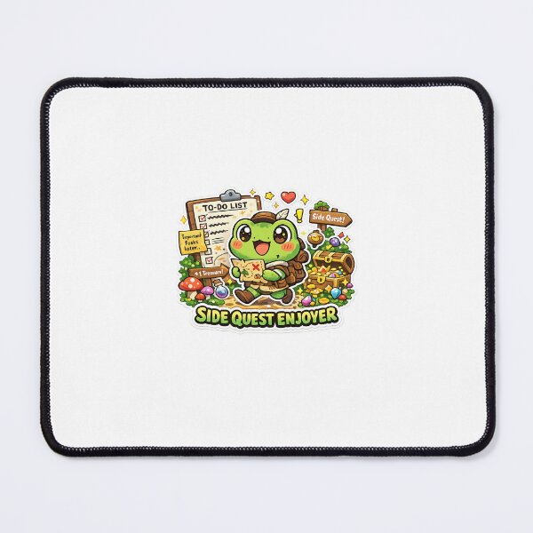 Item preview, Side Quest Enjoyer Frog Adventure Sticker designed and sold by Cozy404Lab.