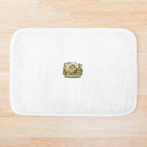 Artikelvorschau, Frosch Abenteurer Seitenquest Sticker Kawaii entworfen und verkauft von Cozy404Lab.