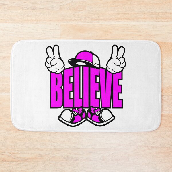 Item preview, Believe – Motivational Cartoon Character Bold lettering designed and sold by NFTWords.
