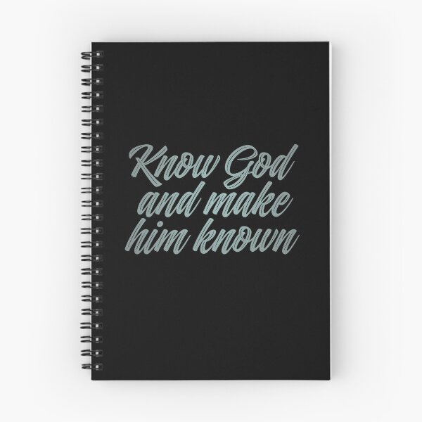 Item preview, Know God and make him known. v.1 designed and sold by x1brett.