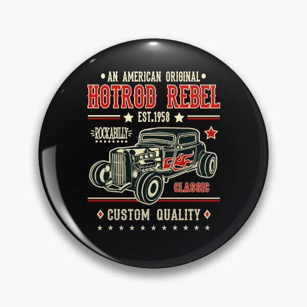 Item preview, 50s Rockabilly Retro Hot Rod Rock and Roll Vintage Rocker 1958 Classic designed and sold by MemphisCenter.