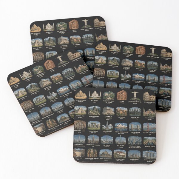 Item preview, World Wonders of the World Chart designed and sold by SussyMerch.