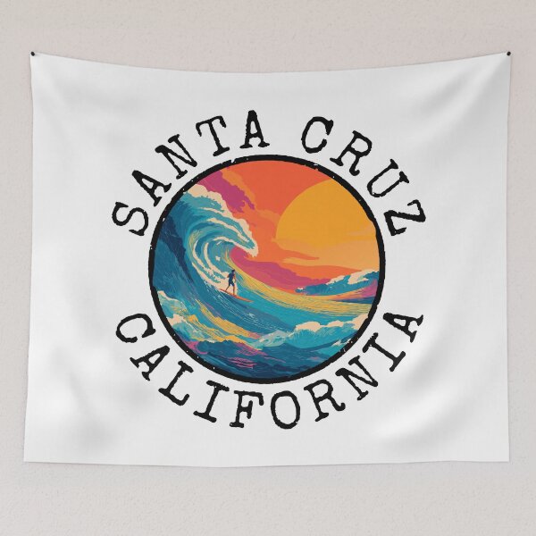 Item preview, Santa Cruz - California (wth Black Lettering) designed and sold by VelvetRoom.