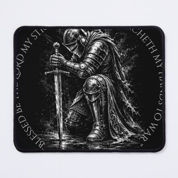 Item preview, Psalm 144:1 | Medieval Knight Christian T-Shirt designed and sold by CovenantCross.