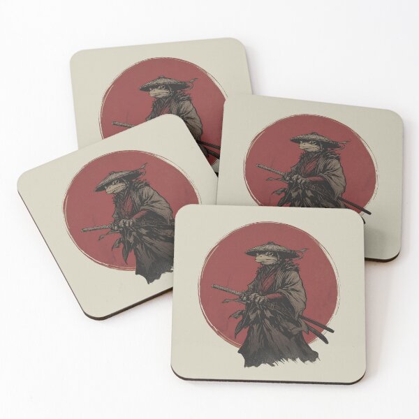 Item preview, DnD Ronin Frog Fighter - Japanese Fantasy Warrior frog designed and sold by MrHide.