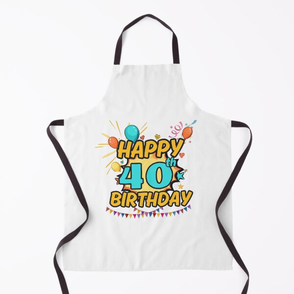 Item preview, Happy 40th Birthday Milestone Design designed and sold by variant designer.