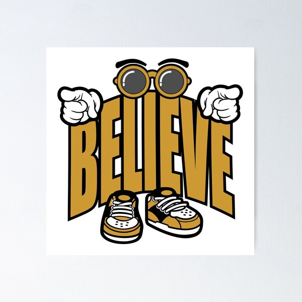 Item preview, Believe – Motivational Comic Character Bold urban designed and sold by NFTWords.