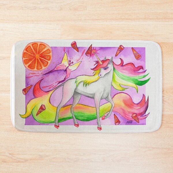 Item preview, Citrus Unicorn Watercolor designed and sold by invokeartsense.