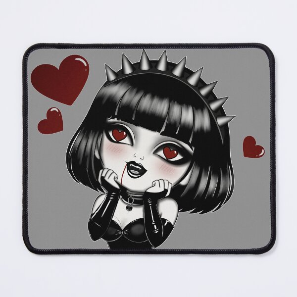 Item preview, Gothic Chibi Ossi in Love - Creepy Cute Vampire Girl designed and sold by Ossidiana..