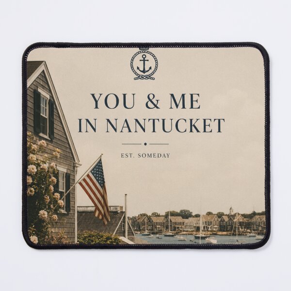 Item preview, You & Me In Nantucket - Old Money Aesthetic Coastal Wall Art designed and sold by Ve state official.