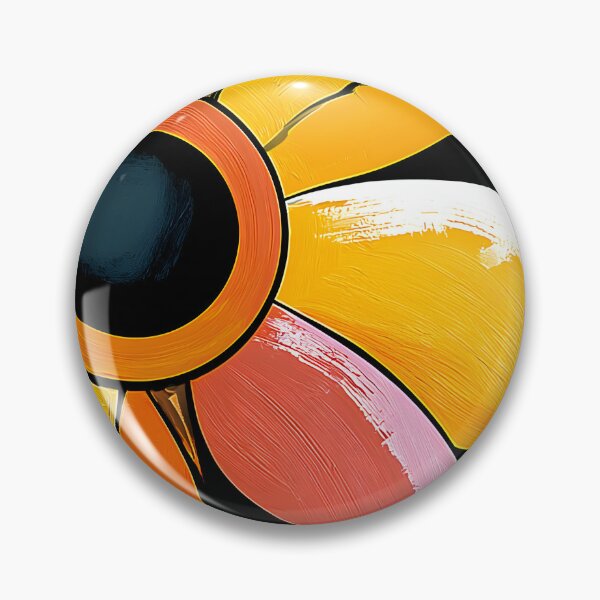 Item preview, Sunflower in a Swirl of Radiance - Bold Colors Dynamic Forms and Vibrant Floral Energy designed and sold by OlfactoART Studio.