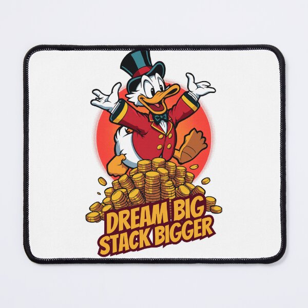 Item preview, Dream Big Stack Bigger Rich Duck Success Motivation Funny Wealthy Duck Design designed and sold by Kayousy.