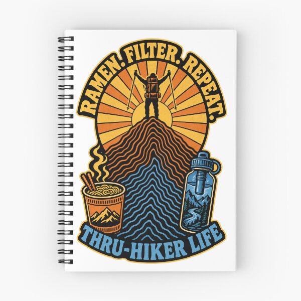 Item preview, Thru Hiker Topographic Trail Philosophy designed and sold by VisualArtsOasis.