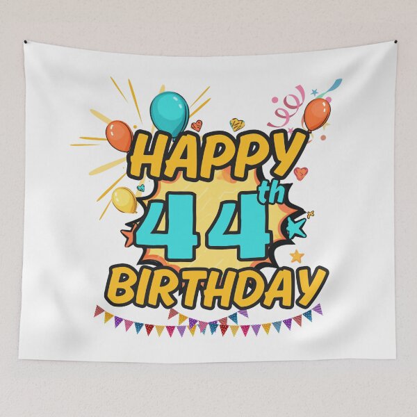 Item preview, Happy 44th Birthday Celebration Design designed and sold by variant designer.