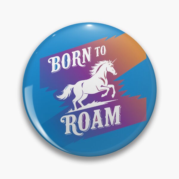 Item preview, Born To Roam - White on Gradient designed and sold by LisaMise.