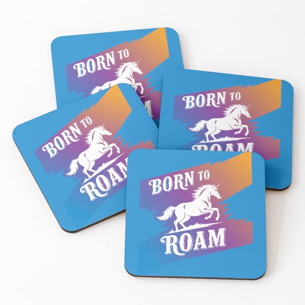 Item preview, Born To Roam - White on Gradient designed and sold by LisaMise.