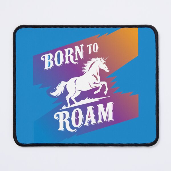 Item preview, Born To Roam - White on Gradient designed and sold by LisaMise.