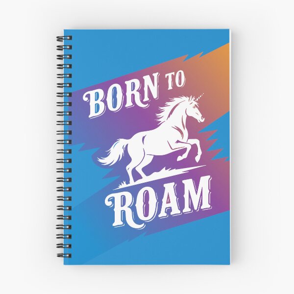 Item preview, Born To Roam - White on Gradient designed and sold by LisaMise.