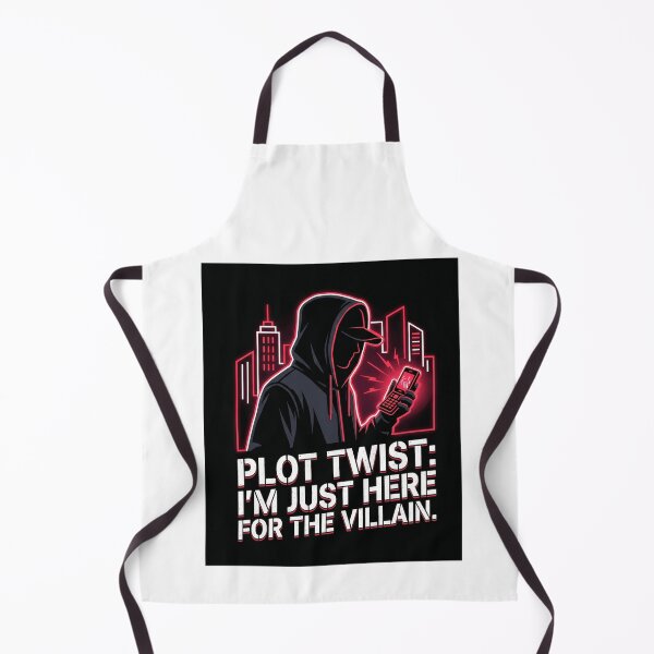 Item preview, Plot Twist Im Just Here For The Villain Funny Thriller Fan Aesthetic Gift designed and sold by HappyHarmony40.