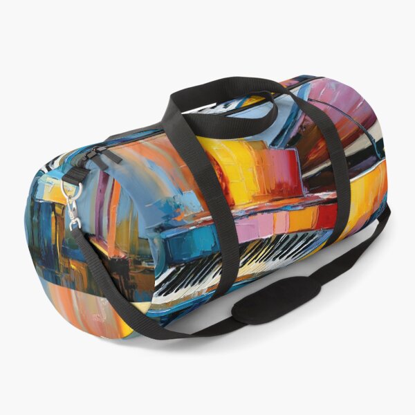 Item preview, Grand Piano in Motion - Bold Color Vibrant Brushstrokes and Dynamic Musical Expression designed and sold by OlfactoART Studio.