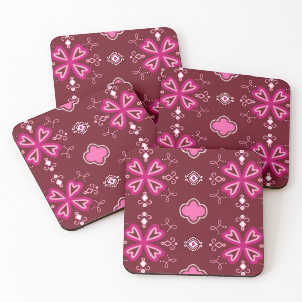 Item preview, Pink fabric pattern style designed and sold by Artchara..