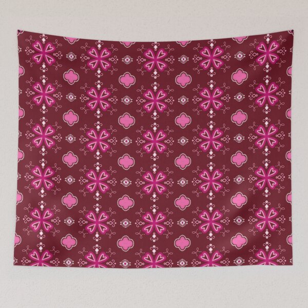 Item preview, Pink fabric pattern style designed and sold by Artchara..