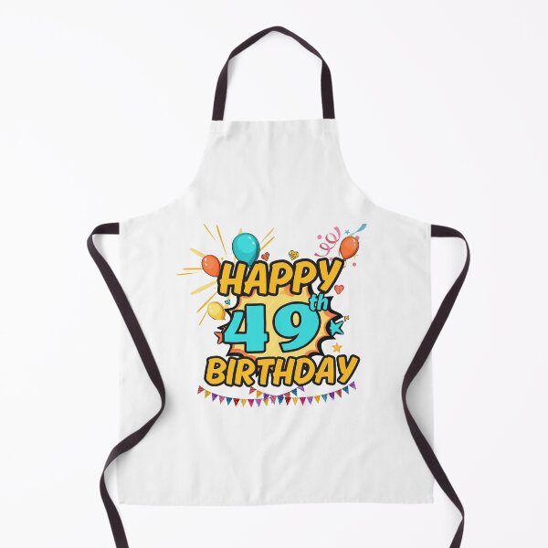 Item preview, Happy 49th Birthday Fun Design designed and sold by variant designer.
