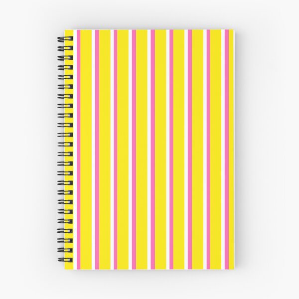 Item preview, Yellow with Pink and White Stripes Pattern designed and sold by OneThreeSix.