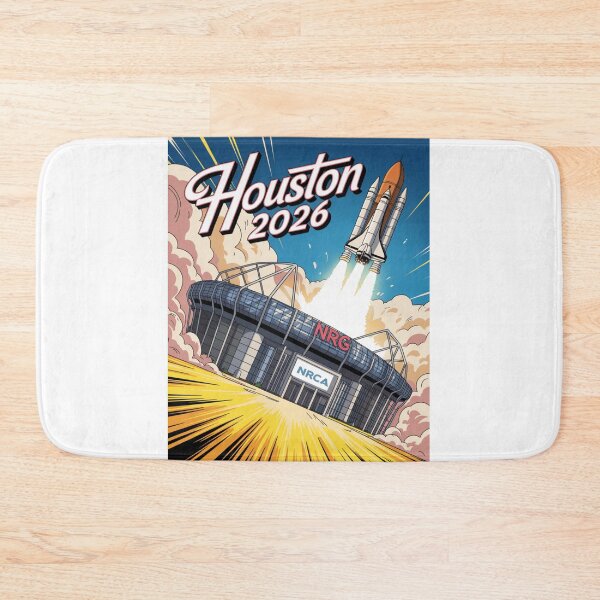 Item preview, Houston 2026 Space Shuttle Football T-Shirt V17 designed and sold by DarylWelsh2024.