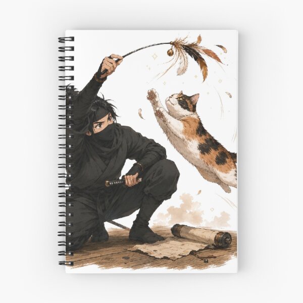 Item preview, Ninja vs Cat Toy — Mission Abandoned designed and sold by Aguri-tei.