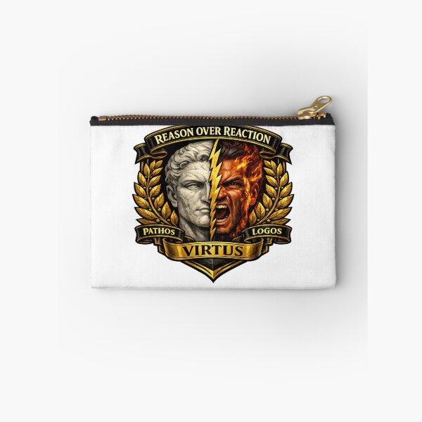 Item preview, Reason Over Reaction Stoic Emblem designed and sold by Dresut.